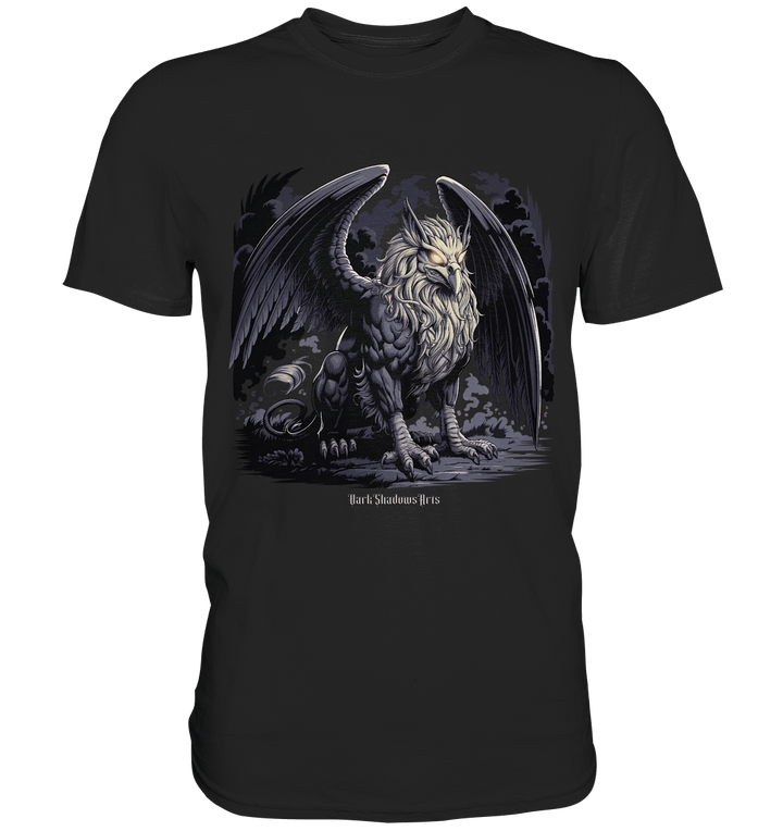 Eternal Guardian - The Enigmatic Stone Griffin - Premium Shirt | Unisex - Shirts | Dark Shadows Arts