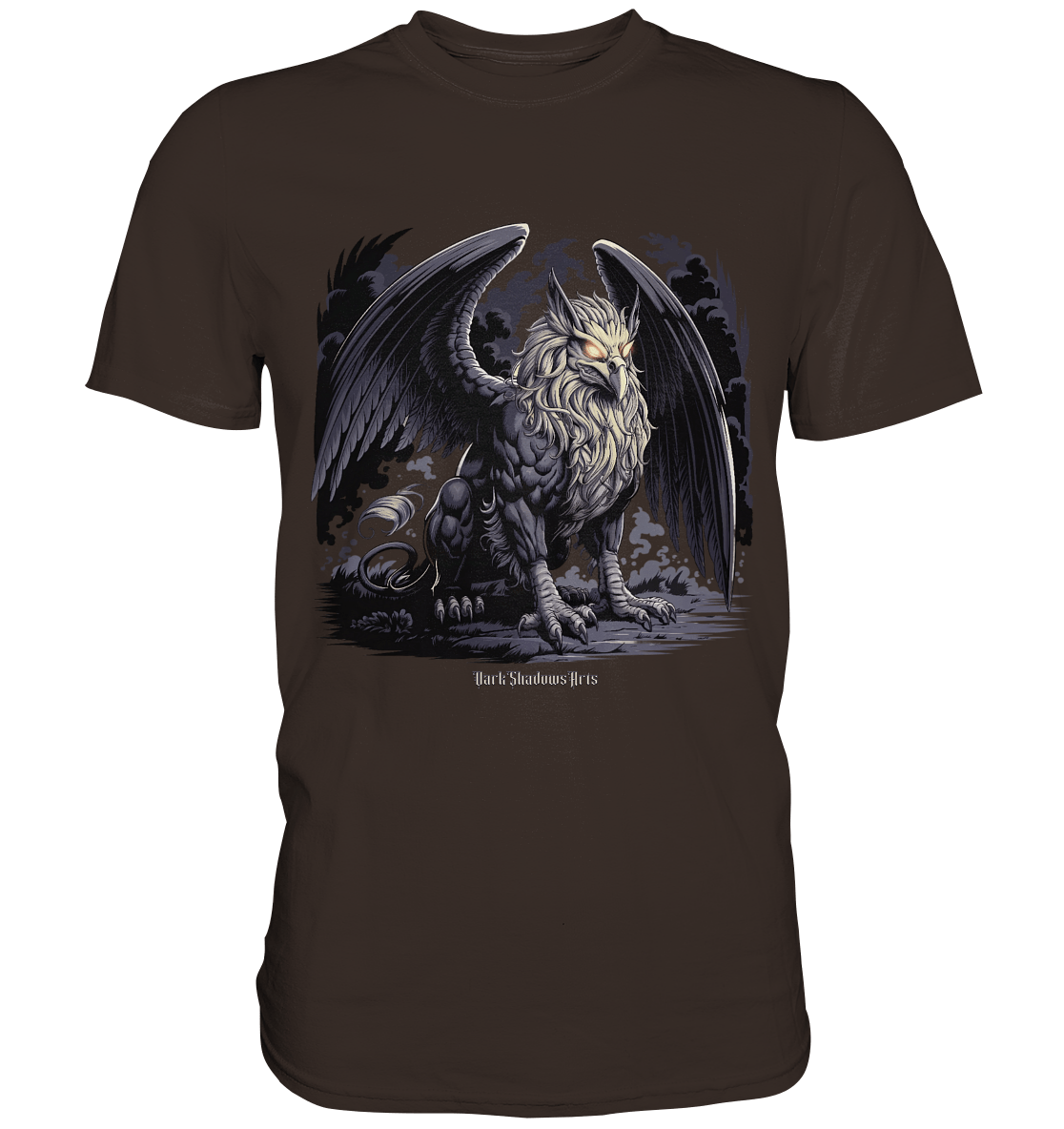 Eternal Guardian - The Enigmatic Stone Griffin - Premium Shirt | Unisex - Shirts | Dark Shadows Arts