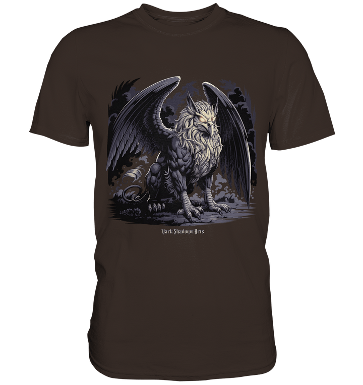 Eternal Guardian - The Enigmatic Stone Griffin - Premium Shirt | Unisex - Shirts | Dark Shadows Arts