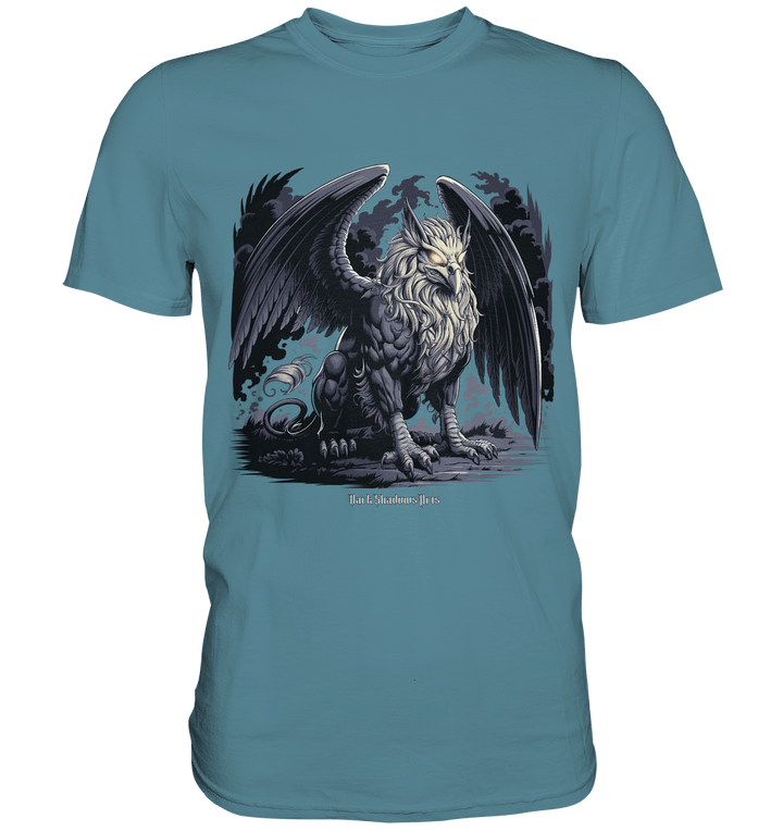 Eternal Guardian - The Enigmatic Stone Griffin - Premium Shirt | Unisex - Shirts | Dark Shadows Arts
