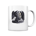 Eternal Guardian - The Enigmatic Stone Griffin - Tasse glossy | Trinkgefäße | Dark Shadows Arts