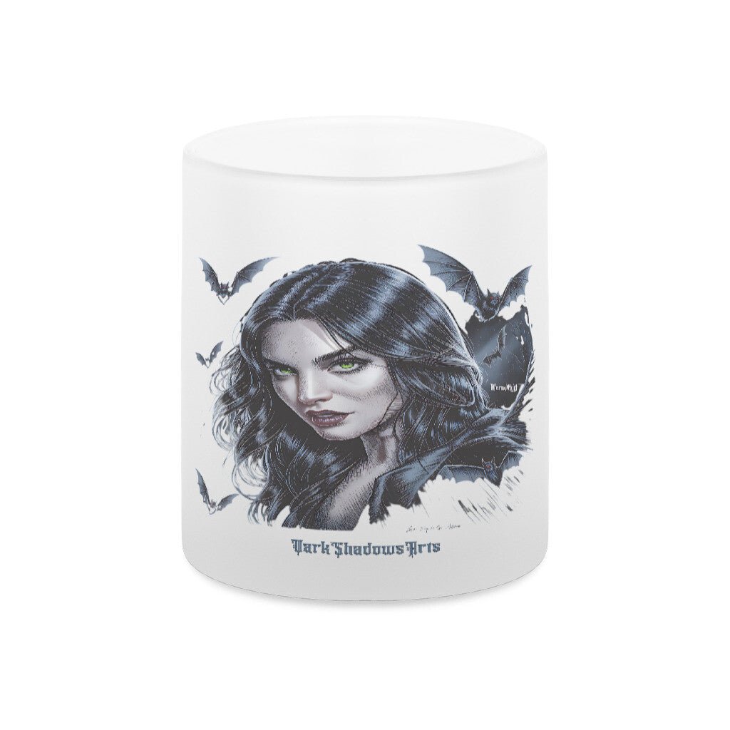 Eternal Night – Königin der Fledermäuse - Glas - Tasse satiniert | Mug | Dark Shadows Arts