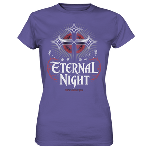 ETERNAL NIGHT – Mystisches gotisches Design mit Kreuz und Symbolen - Ladies Premium Shirt | Lady - Shirts | Dark Shadows Arts