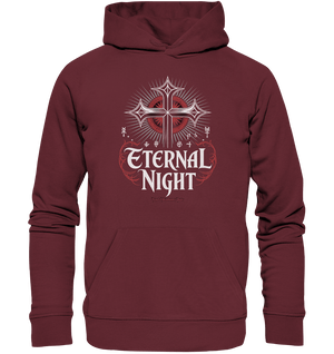 ETERNAL NIGHT – Mystisches gotisches Design mit Kreuz und Symbolen - Organic Hoodie | Hoodies | Dark Shadows Arts