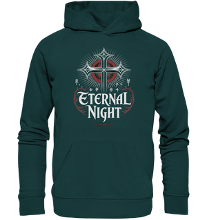 ETERNAL NIGHT – Mystisches gotisches Design mit Kreuz und Symbolen - Organic Hoodie | Hoodies | Dark Shadows Arts