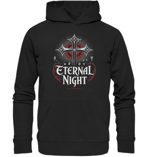 ETERNAL NIGHT – Mystisches gotisches Design mit Kreuz und Symbolen - Organic Hoodie | Hoodies | Dark Shadows Arts