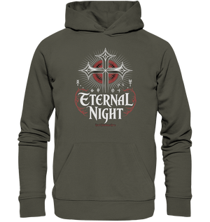 ETERNAL NIGHT – Mystisches gotisches Design mit Kreuz und Symbolen - Organic Hoodie | Hoodies | Dark Shadows Arts