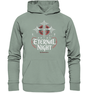 ETERNAL NIGHT – Mystisches gotisches Design mit Kreuz und Symbolen - Organic Hoodie | Hoodies | Dark Shadows Arts