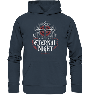 ETERNAL NIGHT – Mystisches gotisches Design mit Kreuz und Symbolen - Organic Hoodie | Hoodies | Dark Shadows Arts