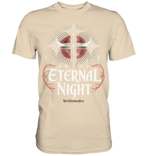 ETERNAL NIGHT – Mystisches gotisches Design mit Kreuz und Symbolen - Premium Shirt | Unisex - Shirts | Dark Shadows Arts