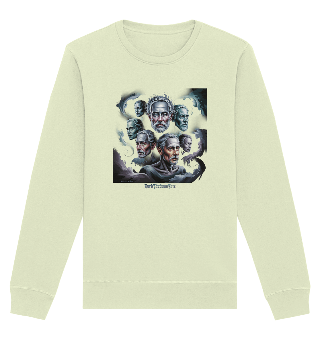 Ethereal Ancestors – Geisterflüstern & Uralte Weisheit - Organic Basic Unisex Sweatshirt | Sweatshirts | Dark Shadows Arts