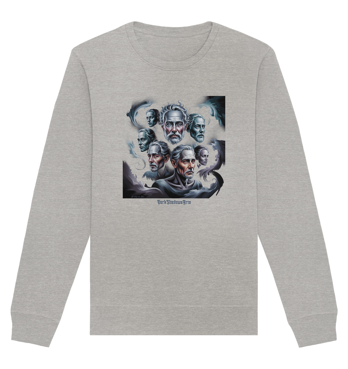 Ethereal Ancestors – Geisterflüstern & Uralte Weisheit - Organic Basic Unisex Sweatshirt | Sweatshirts | Dark Shadows Arts