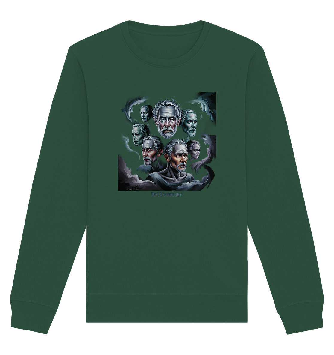 Ethereal Ancestors – Geisterflüstern & Uralte Weisheit - Organic Basic Unisex Sweatshirt | Sweatshirts | Dark Shadows Arts