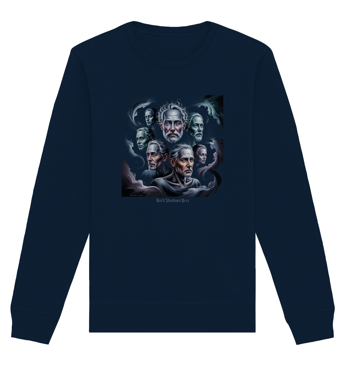 Ethereal Ancestors – Geisterflüstern & Uralte Weisheit - Organic Basic Unisex Sweatshirt | Sweatshirts | Dark Shadows Arts