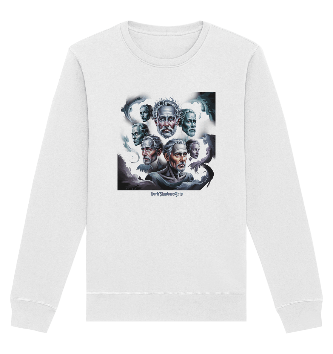 Ethereal Ancestors – Geisterflüstern & Uralte Weisheit - Organic Basic Unisex Sweatshirt | Sweatshirts | Dark Shadows Arts