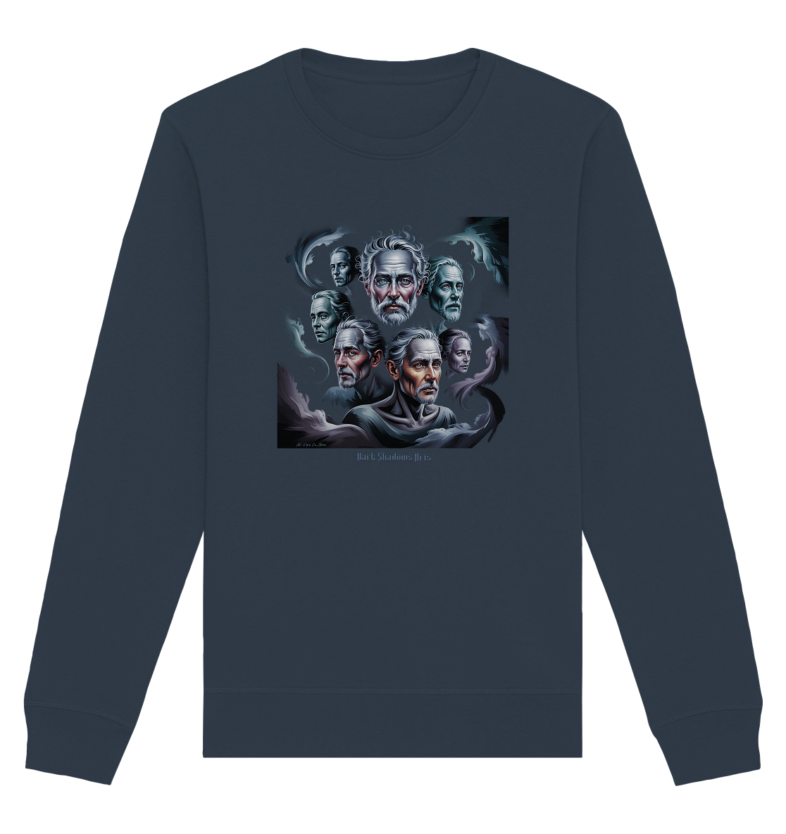 Ethereal Ancestors – Geisterflüstern & Uralte Weisheit - Organic Basic Unisex Sweatshirt | Sweatshirts | Dark Shadows Arts