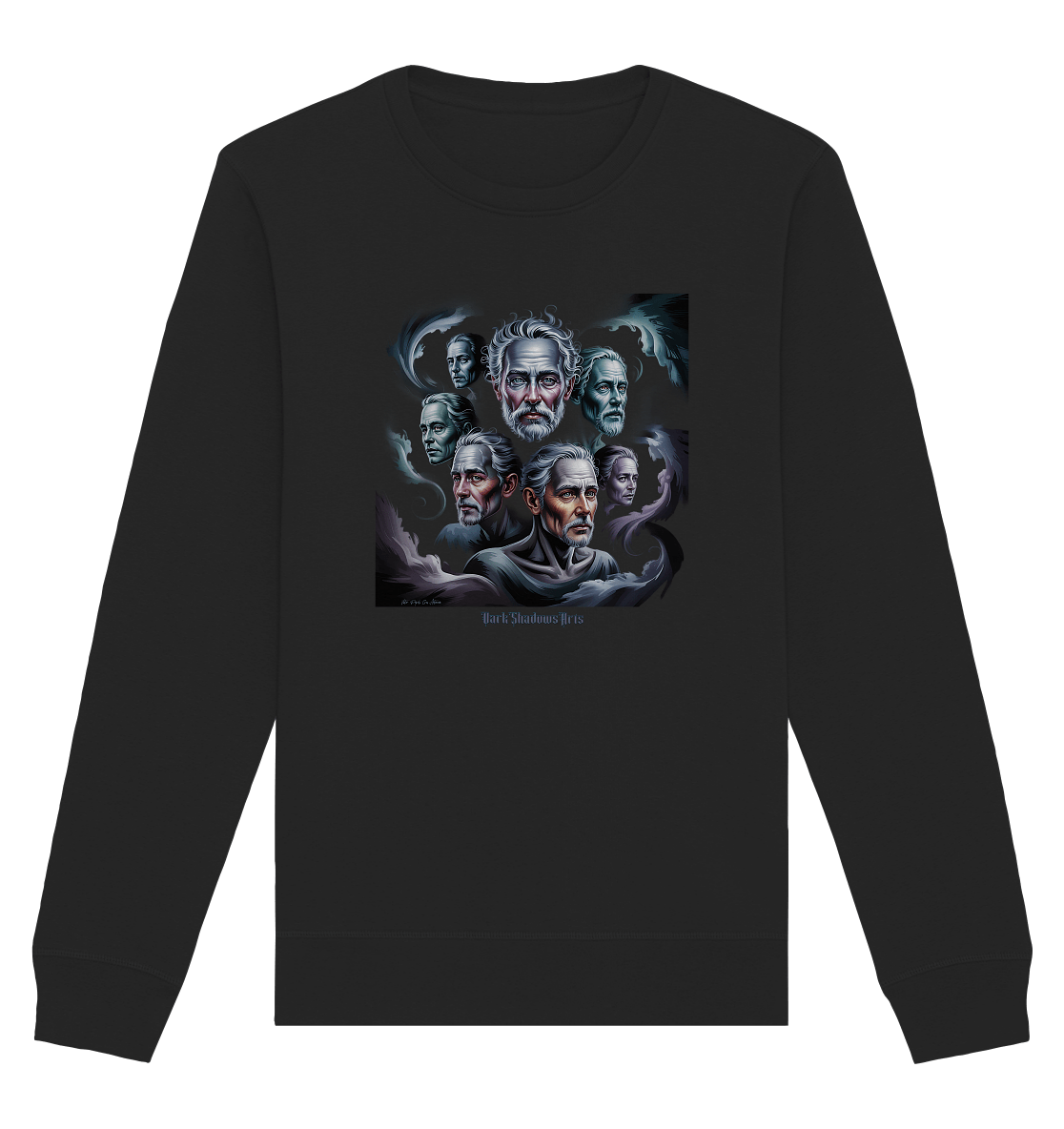 Ethereal Ancestors – Geisterflüstern & Uralte Weisheit - Organic Basic Unisex Sweatshirt | Sweatshirts | Dark Shadows Arts