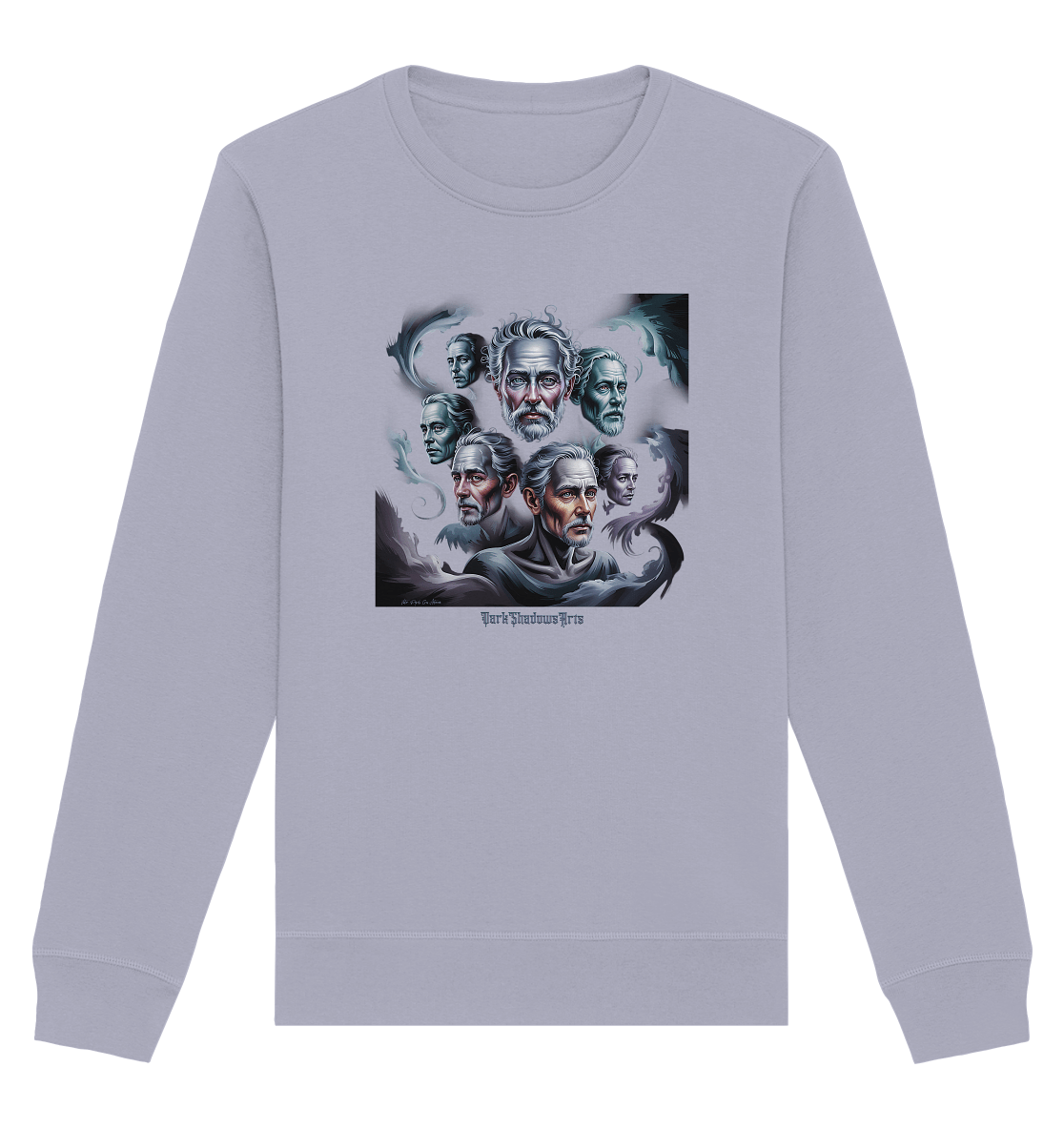 Ethereal Ancestors – Geisterflüstern & Uralte Weisheit - Organic Basic Unisex Sweatshirt | Sweatshirts | Dark Shadows Arts