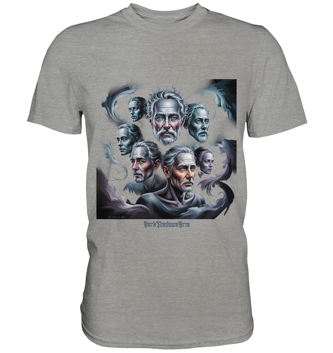 Ethereal Ancestors – Geisterflüstern & Uralte Weisheit - Premium Shirt | Unisex - Shirts | Dark Shadows Arts