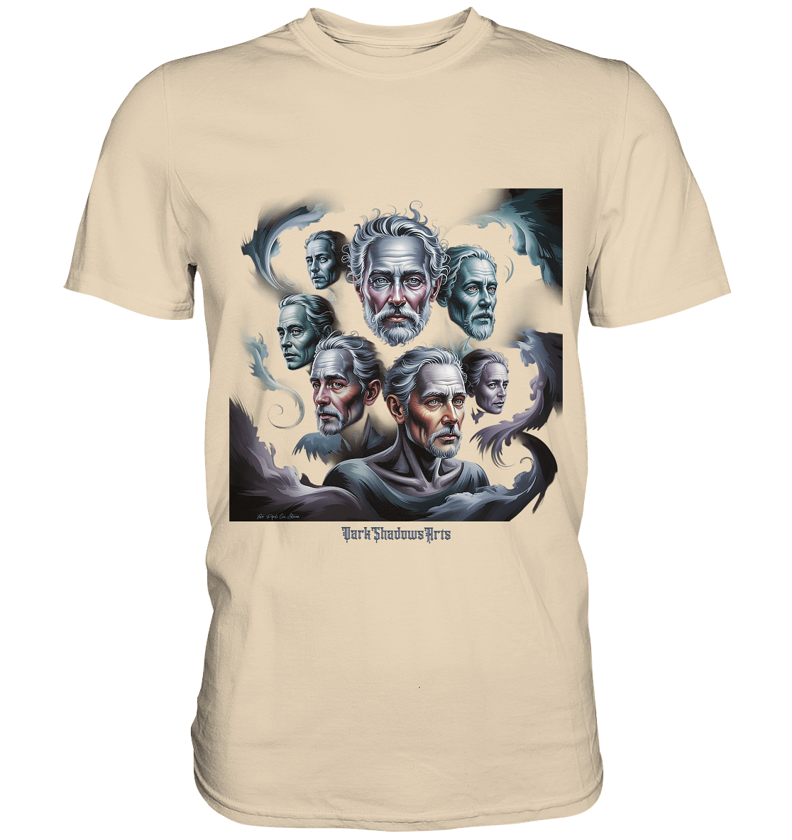 Ethereal Ancestors – Geisterflüstern & Uralte Weisheit - Premium Shirt | Unisex - Shirts | Dark Shadows Arts
