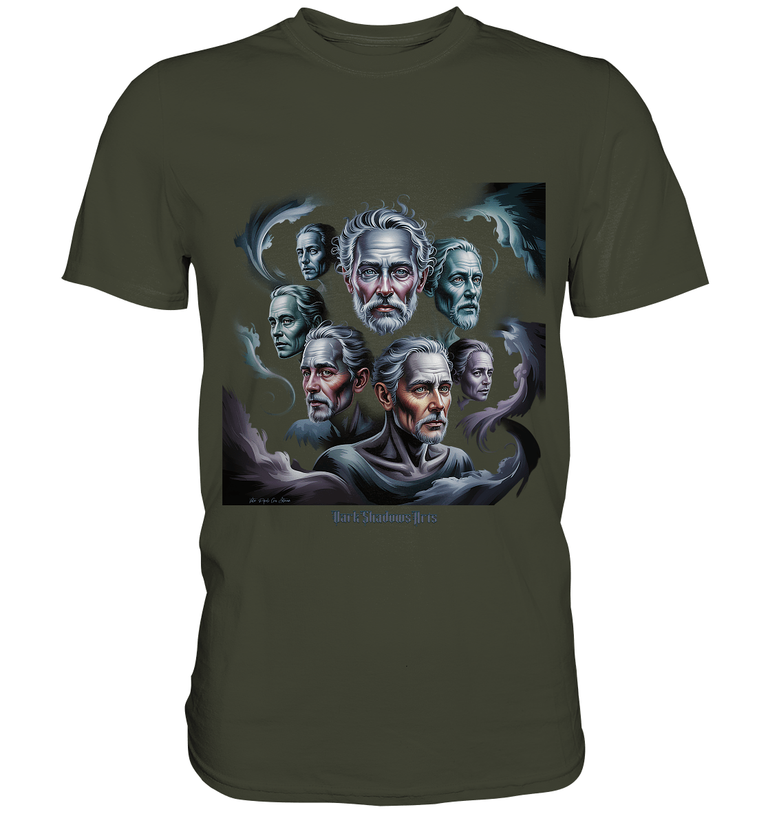Ethereal Ancestors – Geisterflüstern & Uralte Weisheit - Premium Shirt | Unisex - Shirts | Dark Shadows Arts
