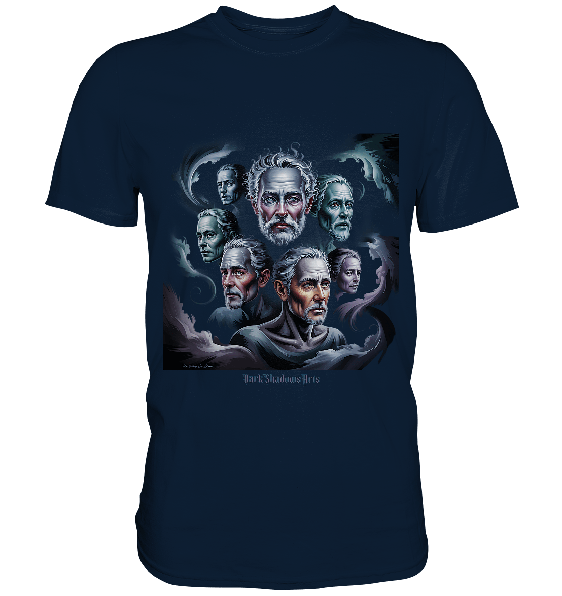 Ethereal Ancestors – Geisterflüstern & Uralte Weisheit - Premium Shirt | Unisex - Shirts | Dark Shadows Arts