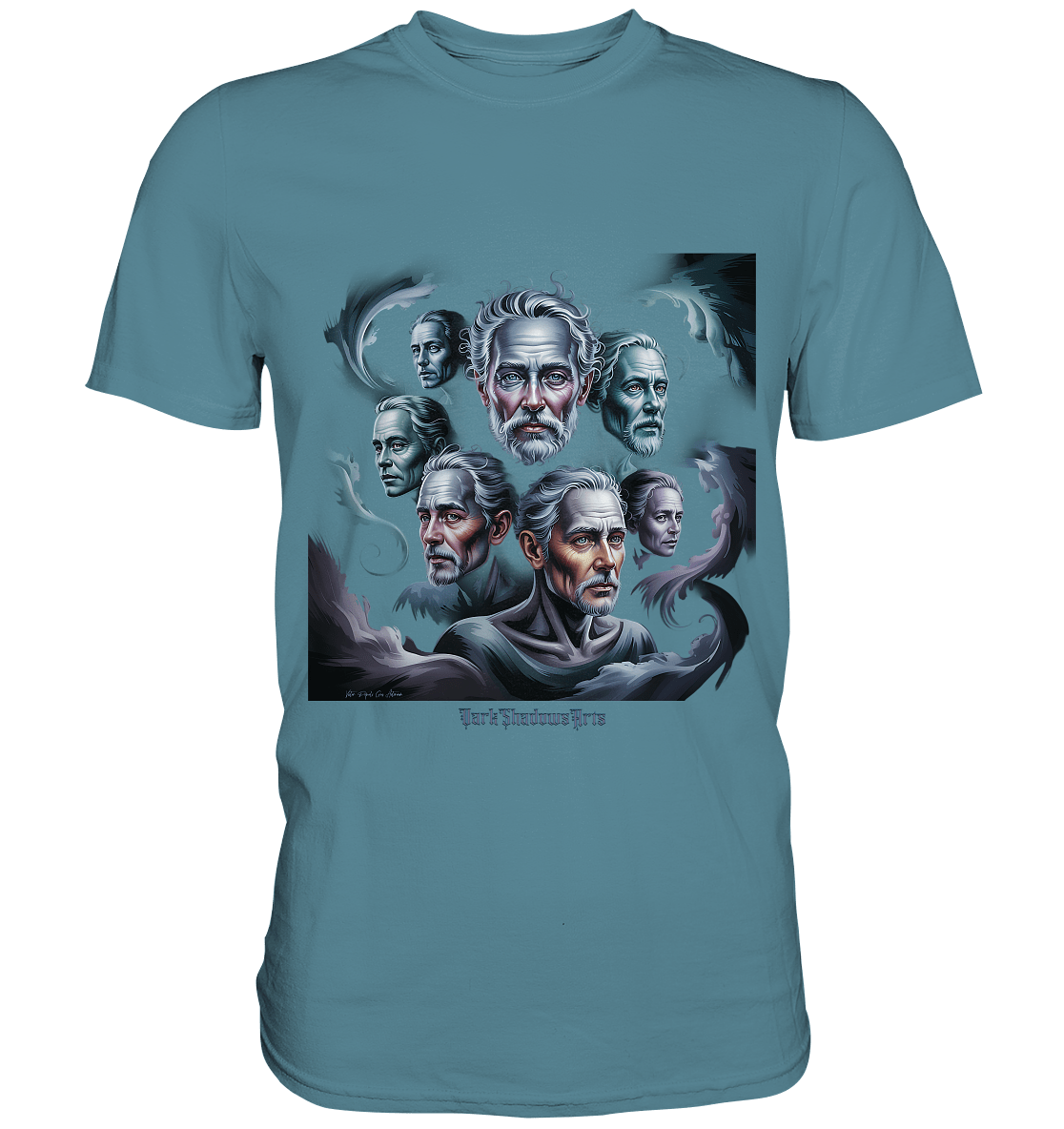 Ethereal Ancestors – Geisterflüstern & Uralte Weisheit - Premium Shirt | Unisex - Shirts | Dark Shadows Arts