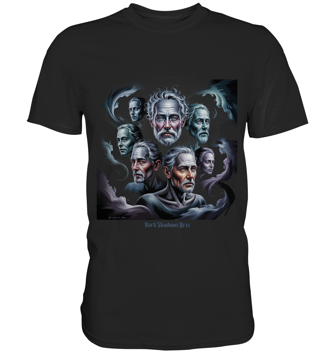 Ethereal Ancestors – Geisterflüstern & Uralte Weisheit - Premium Shirt | Unisex - Shirts | Dark Shadows Arts