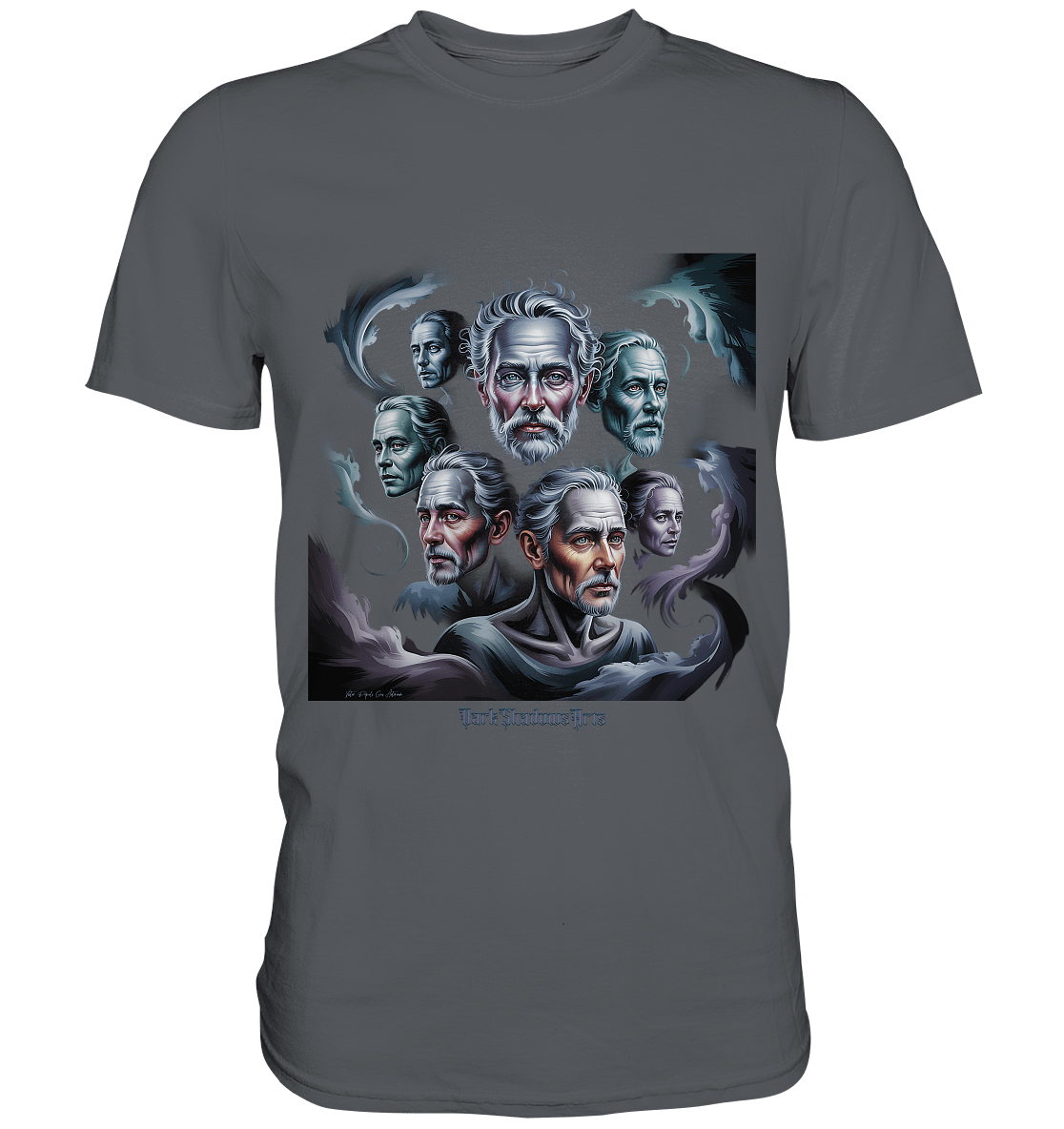 Ethereal Ancestors – Geisterflüstern & Uralte Weisheit - Premium Shirt | Unisex - Shirts | Dark Shadows Arts