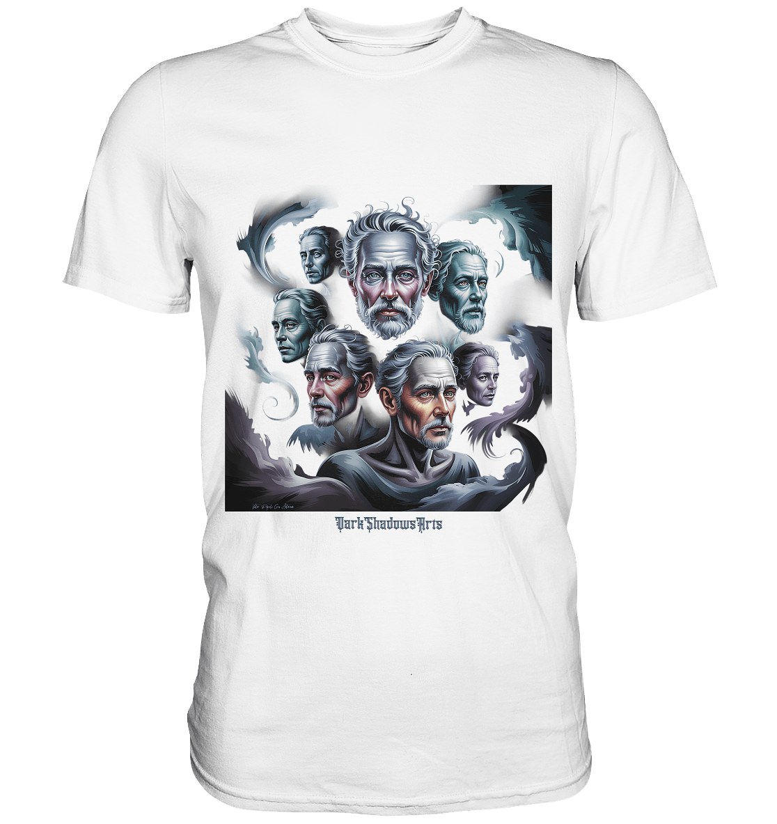 Ethereal Ancestors – Geisterflüstern & Uralte Weisheit - Premium Shirt | Unisex - Shirts | Dark Shadows Arts