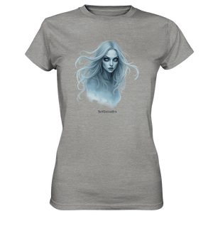 Ethereal Gaze - White - Haired Enigma - Ladies Premium Shirt | Lady - Shirts | Dark Shadows Arts