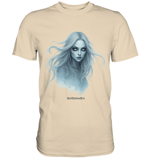 Ethereal Gaze - White - Haired Enigma - Premium Shirt | Unisex - Shirts | Dark Shadows Arts