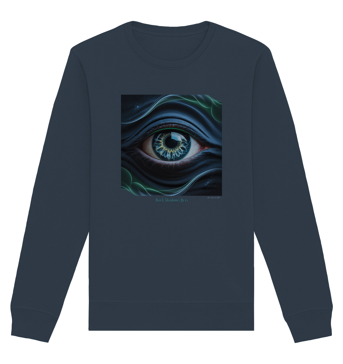 Ethereal Vision – Kosmische Weisheit & Schattenwahrheit - Organic Basic Unisex Sweatshirt | Sweatshirts | Dark Shadows Arts