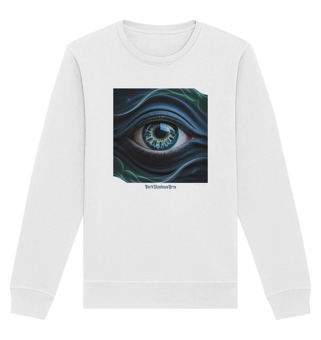 Ethereal Vision – Kosmische Weisheit & Schattenwahrheit - Organic Basic Unisex Sweatshirt | Sweatshirts | Dark Shadows Arts