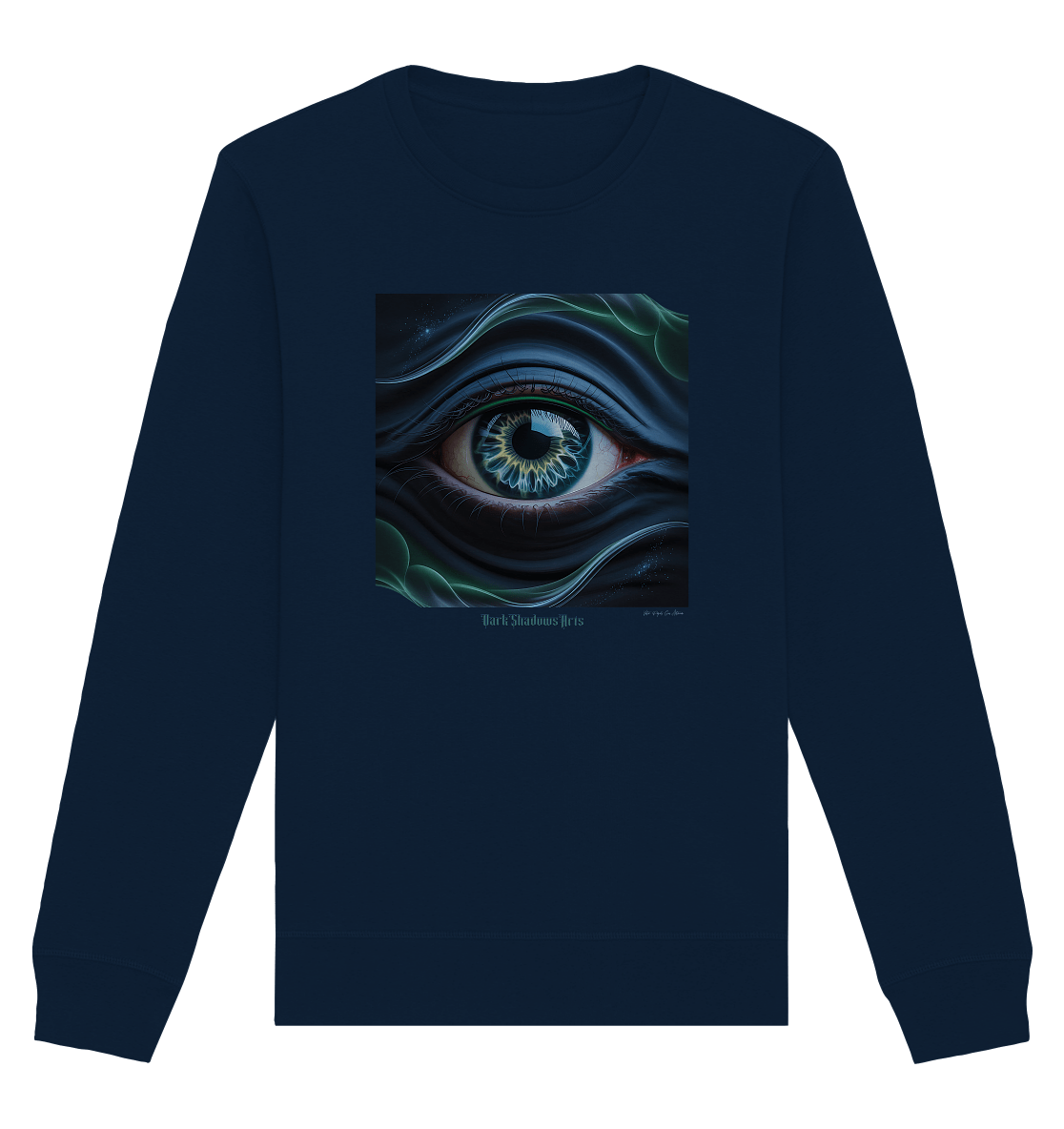 Ethereal Vision – Kosmische Weisheit & Schattenwahrheit - Organic Basic Unisex Sweatshirt | Sweatshirts | Dark Shadows Arts