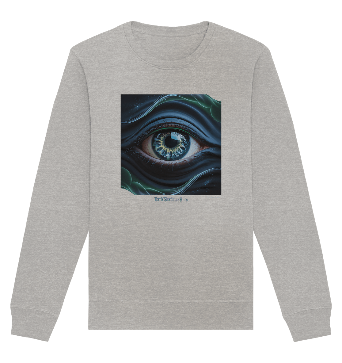 Ethereal Vision – Kosmische Weisheit & Schattenwahrheit - Organic Basic Unisex Sweatshirt | Sweatshirts | Dark Shadows Arts