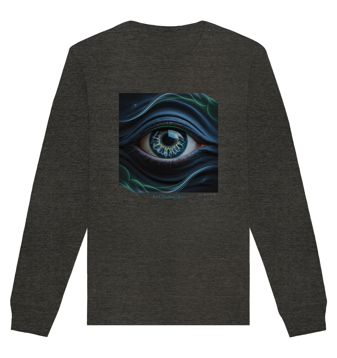 Ethereal Vision – Kosmische Weisheit & Schattenwahrheit - Organic Basic Unisex Sweatshirt | Sweatshirts | Dark Shadows Arts