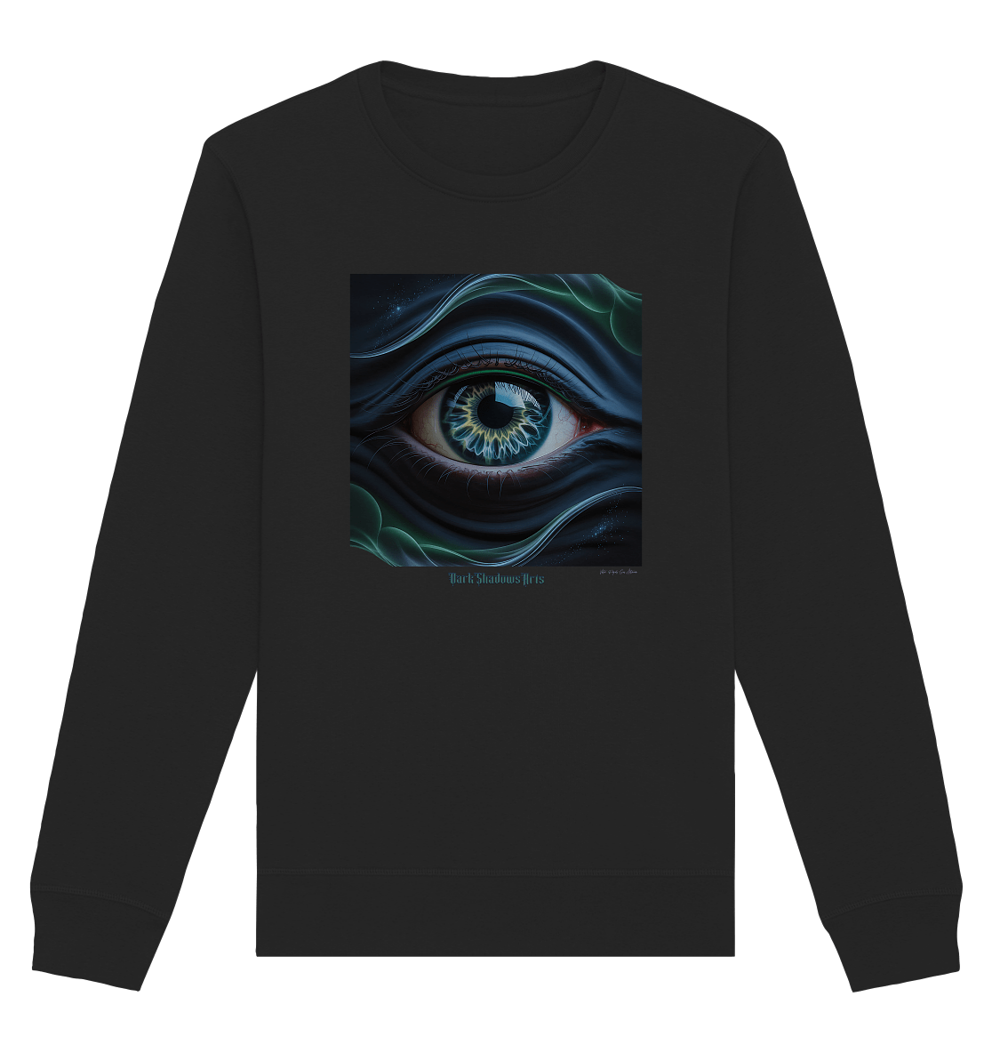 Ethereal Vision – Kosmische Weisheit & Schattenwahrheit - Organic Basic Unisex Sweatshirt | Sweatshirts | Dark Shadows Arts