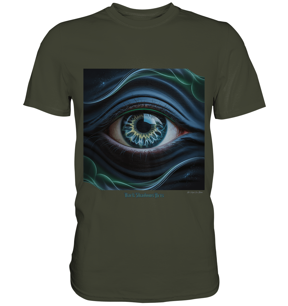 Ethereal Vision – Kosmische Weisheit & Schattenwahrheit - Premium Shirt | Unisex - Shirts | Dark Shadows Arts