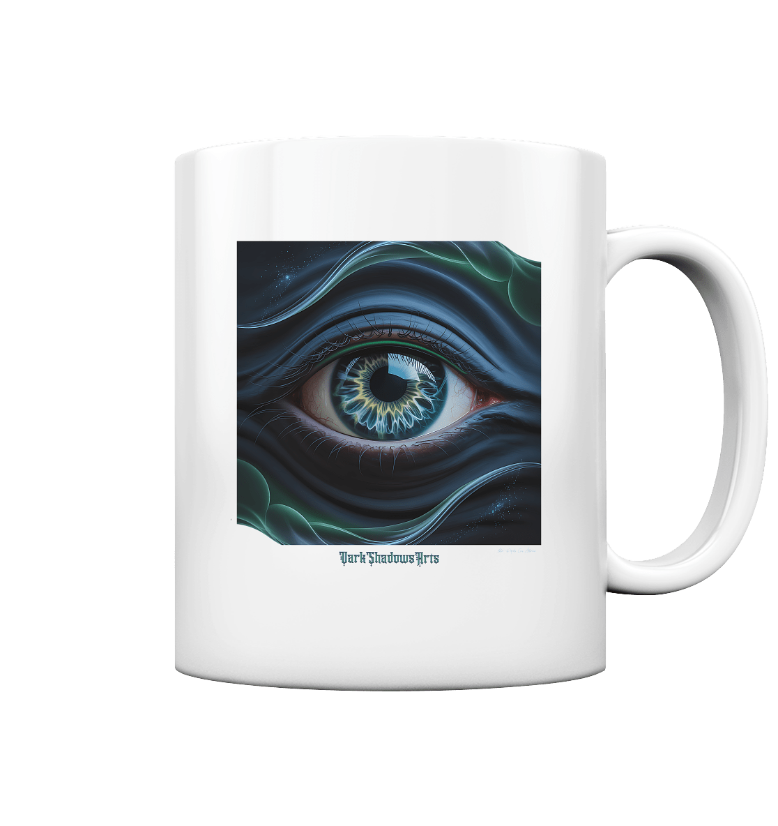 Ethereal Vision – Kosmische Weisheit & Schattenwahrheit - Tasse glossy | Trinkgefäße | Dark Shadows Arts