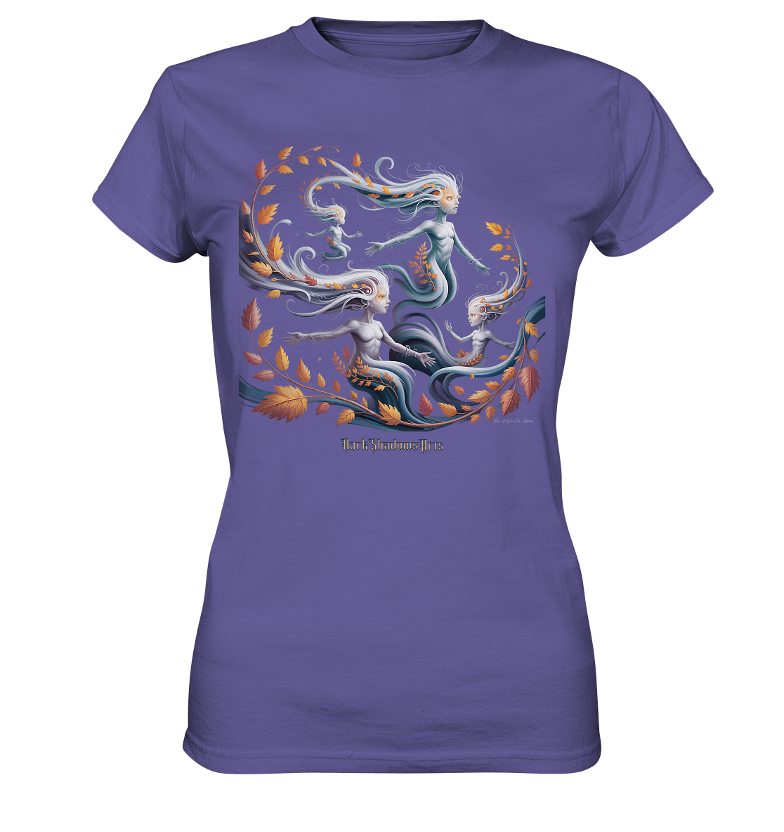 Ethereal Wind Spirits – Flüsternde Schatten & Naturmagie - Ladies Premium Shirt | Lady - Shirts | Dark Shadows Arts