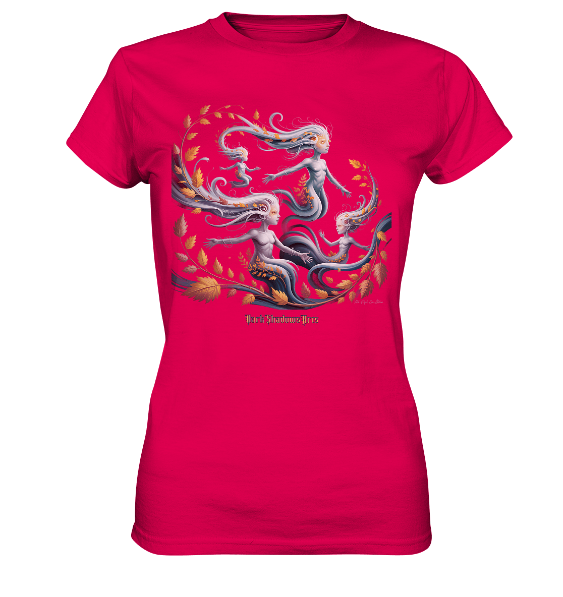 Ethereal Wind Spirits – Flüsternde Schatten & Naturmagie - Ladies Premium Shirt | Lady - Shirts | Dark Shadows Arts