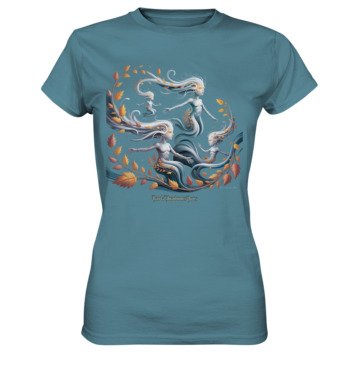 Ethereal Wind Spirits – Flüsternde Schatten & Naturmagie - Ladies Premium Shirt | Lady - Shirts | Dark Shadows Arts