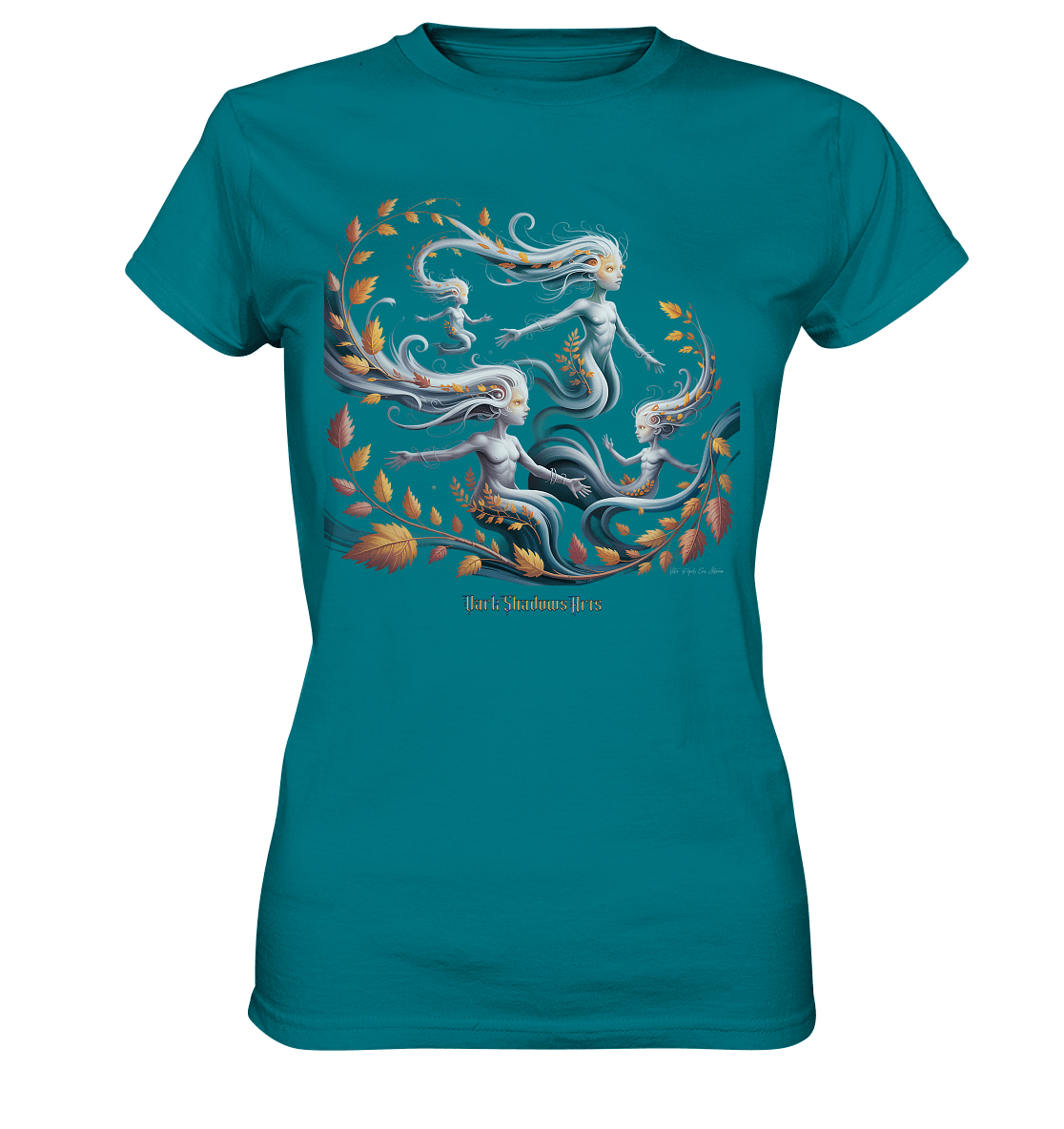 Ethereal Wind Spirits – Flüsternde Schatten & Naturmagie - Ladies Premium Shirt | Lady - Shirts | Dark Shadows Arts