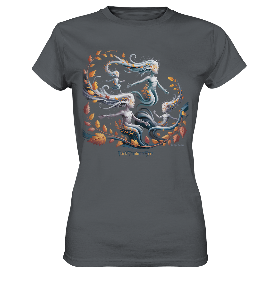 Ethereal Wind Spirits – Flüsternde Schatten & Naturmagie - Ladies Premium Shirt | Lady - Shirts | Dark Shadows Arts