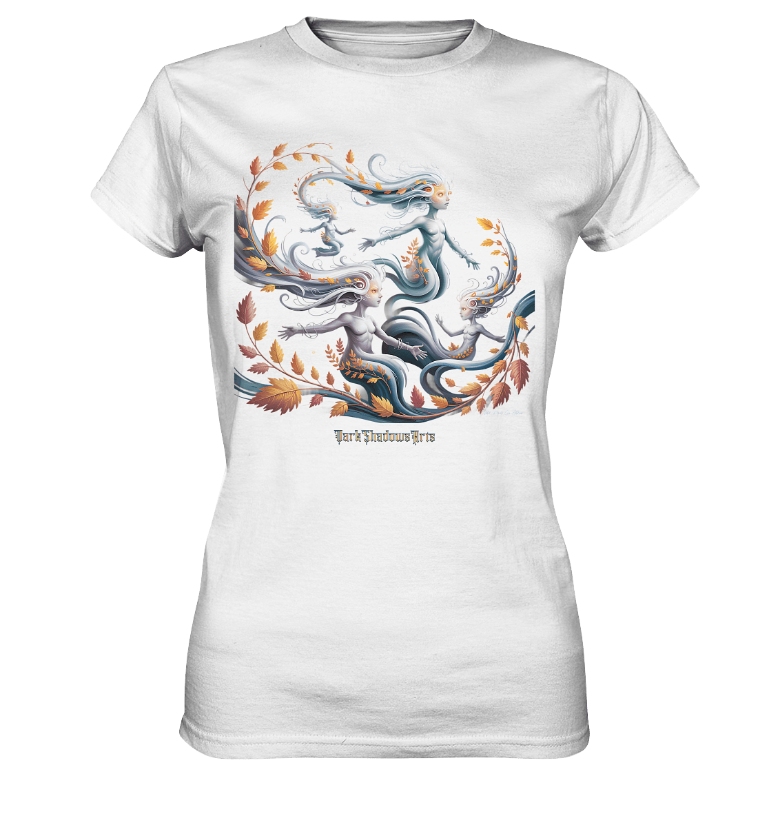 Ethereal Wind Spirits – Flüsternde Schatten & Naturmagie - Ladies Premium Shirt | Lady - Shirts | Dark Shadows Arts