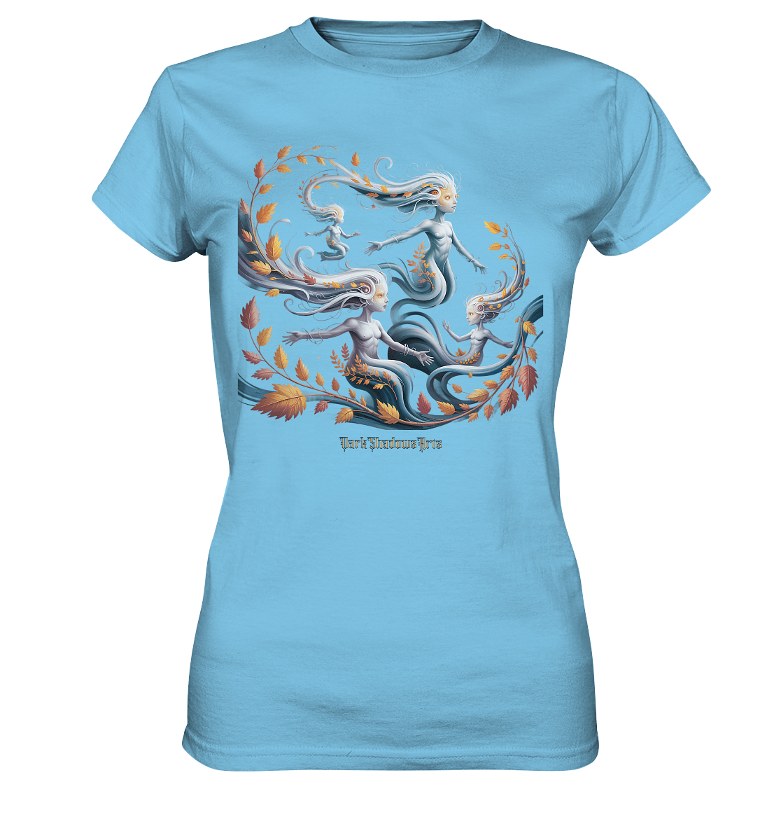 Ethereal Wind Spirits – Flüsternde Schatten & Naturmagie - Ladies Premium Shirt | Lady - Shirts | Dark Shadows Arts