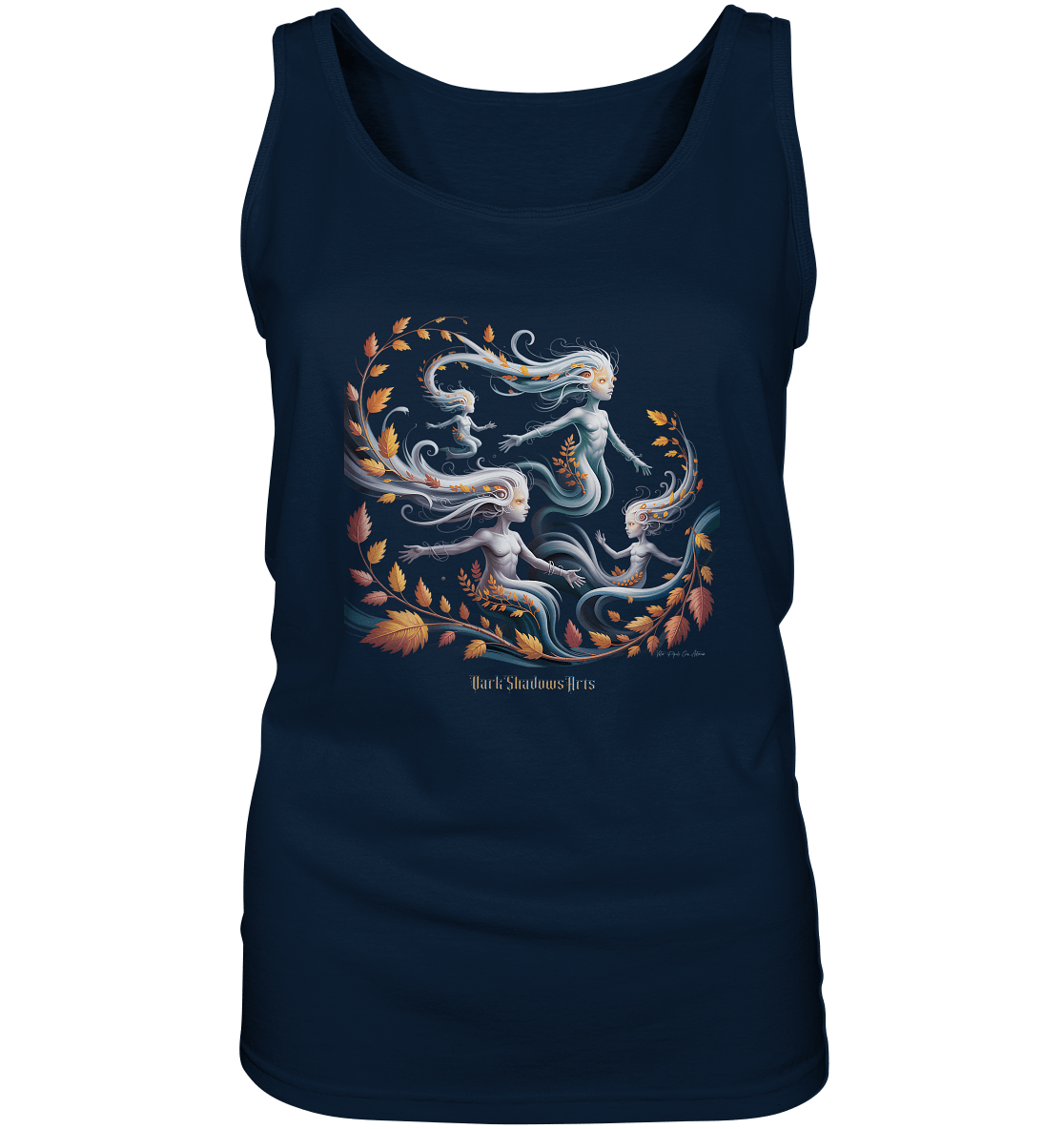 Ethereal Wind Spirits – Flüsternde Schatten & Naturmagie - Ladies Tank - Top | Tank - Tops | Dark Shadows Arts
