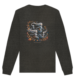 Ethereal Wind Spirits – Flüsternde Schatten & Naturmagie - Organic Basic Unisex Sweatshirt | Sweatshirts | Dark Shadows Arts