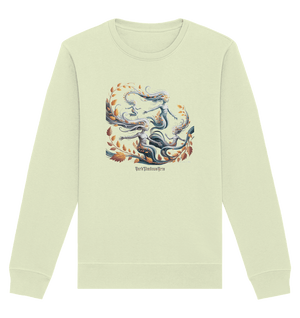Ethereal Wind Spirits – Flüsternde Schatten & Naturmagie - Organic Basic Unisex Sweatshirt | Sweatshirts | Dark Shadows Arts